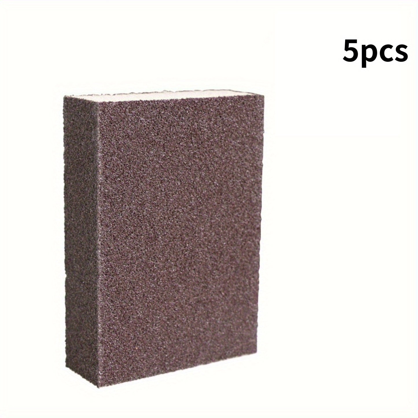 5-Pack Kitchen Cleaning Sponges - Non-Electric Heavy-Duty Scouring Pads, Manual Emery for Descaling, Rust & Stain Removal, Cookware & Dishwashing Scrubbers