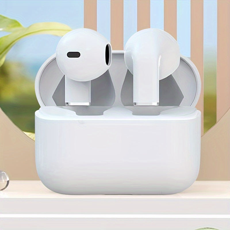2024 True Wireless Earbuds 5.3 TWS HiFi 9D Stereo HD Smart Mini ականջակալներ - կոնդենսատոր խոսափող, հպման կառավարում, անիմե/մուլտֆիլմի ձևավորում - թեթև պլաստիկ կիսաբաց ականջակալ սովորական օգտագործման համար, մաքուր զանգեր, սպորտ - Համատեղելի է