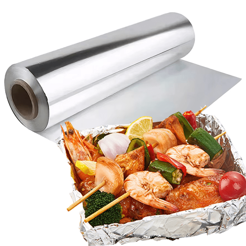 10m Roll Disposable Aluminum Foil, Non-Stick BBQ Wrapping Paper, Oven Safe Kitchen Oil-Proof Tool for Baking and Grilling
