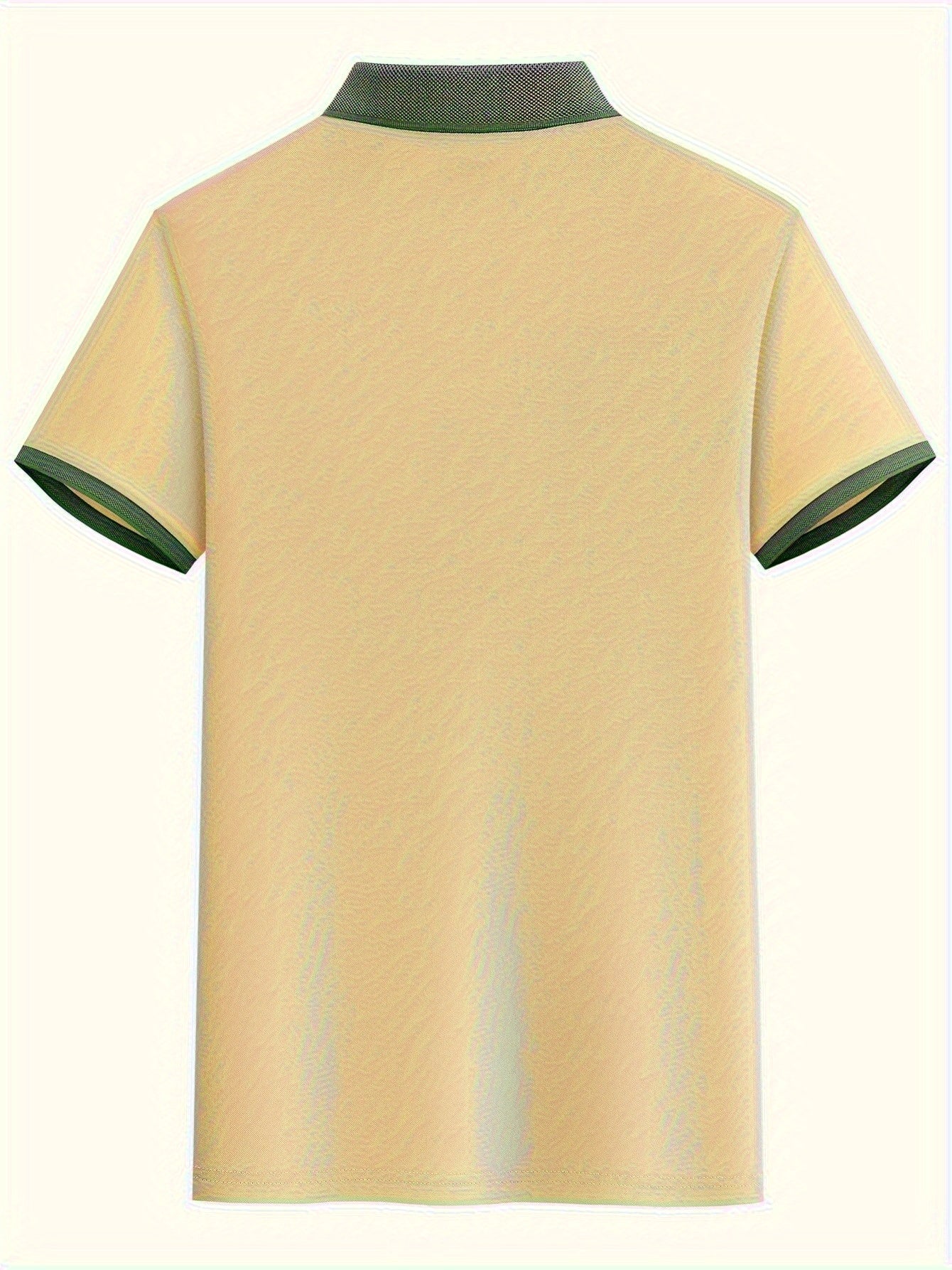 Men's Casual Shirt with OOS Print - Breathable, Stretch Fabric for Golf & Outdoor Activities, Summer Fashion