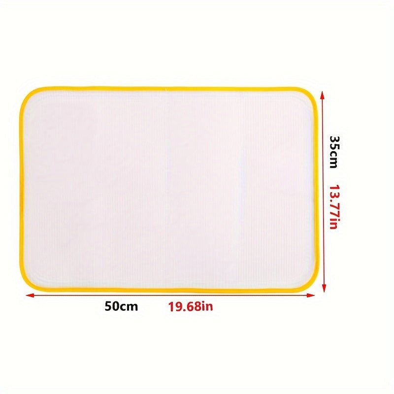 1pc Ironing mat - withstand high temperature ironing mesh, protective Ironing mesh, protective garment pressing pad for home use, with utility hooks.
