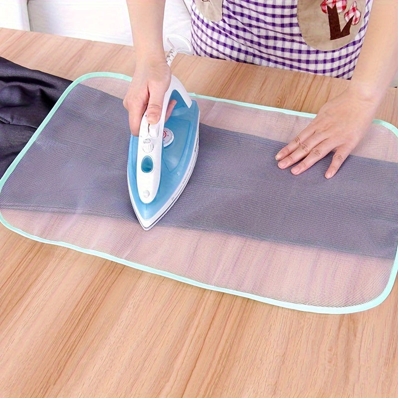 1pc Ironing mat - withstand high temperature ironing mesh, protective Ironing mesh, protective garment pressing pad for home use, with utility hooks.
