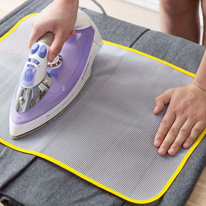 1pc Ironing mat - withstand high temperature ironing mesh, protective Ironing mesh, protective garment pressing pad for home use, with utility hooks.