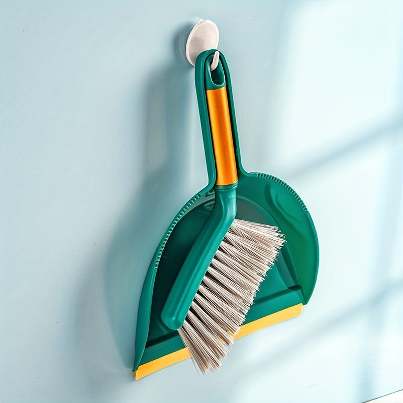1pc Mini Broom and Dustpan Set, Household Small Broom and Dustpan Set, Plastic Shovel Brush, Camping Broom, Cleaning Small Broom, Combination Creative Cleaning Tools