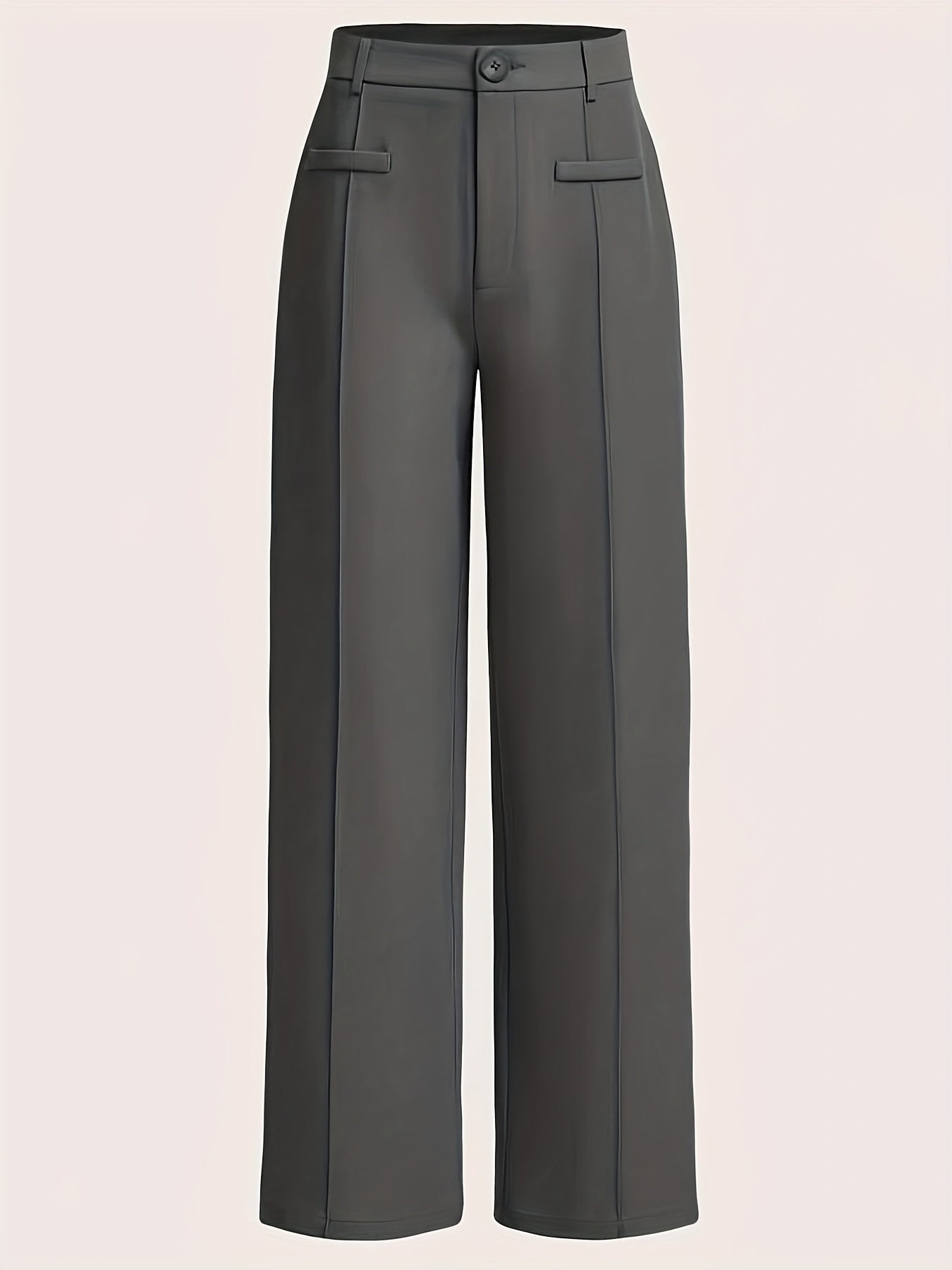 European And American Women'S High-Waisted Straight Wide-Leg Casual Long Pants for Spring, Autumn, And Winter.