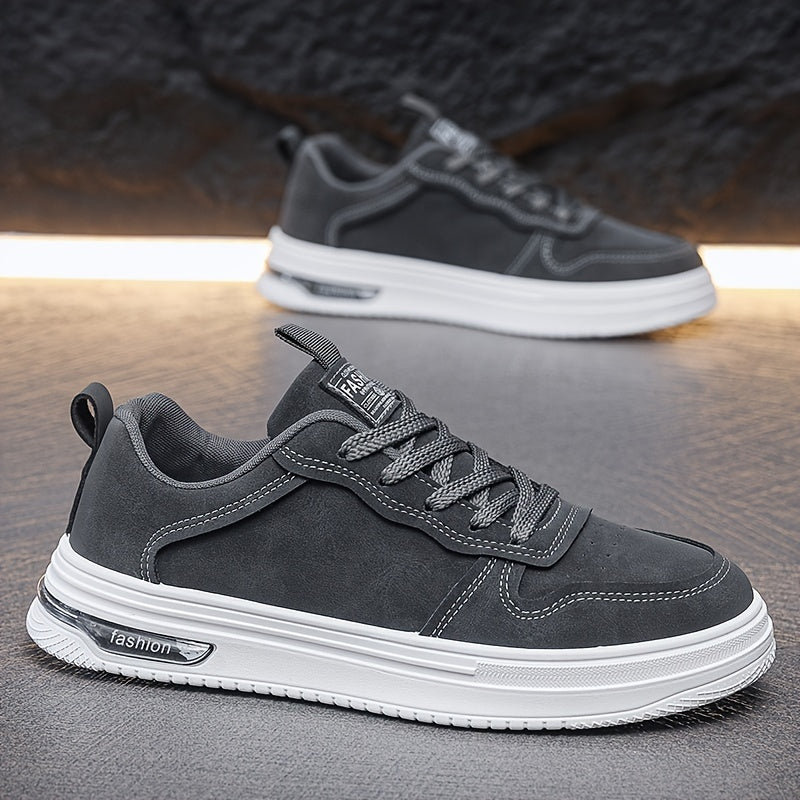 Men's Vintage-Inspired Casual Footwear - Breathable, Non-Slip Sole Low-Top Skate Shoes for All Seasons