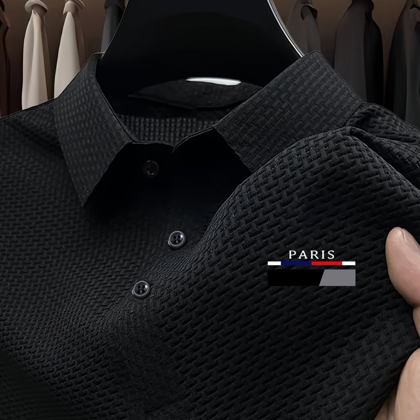 New Arrival of Plus-Size Men'S Polo Shirts, Featuring Short Sleeves And Classic Details Like a Collar And Buttons, Perfect for Casual Everyday Wear - ayq