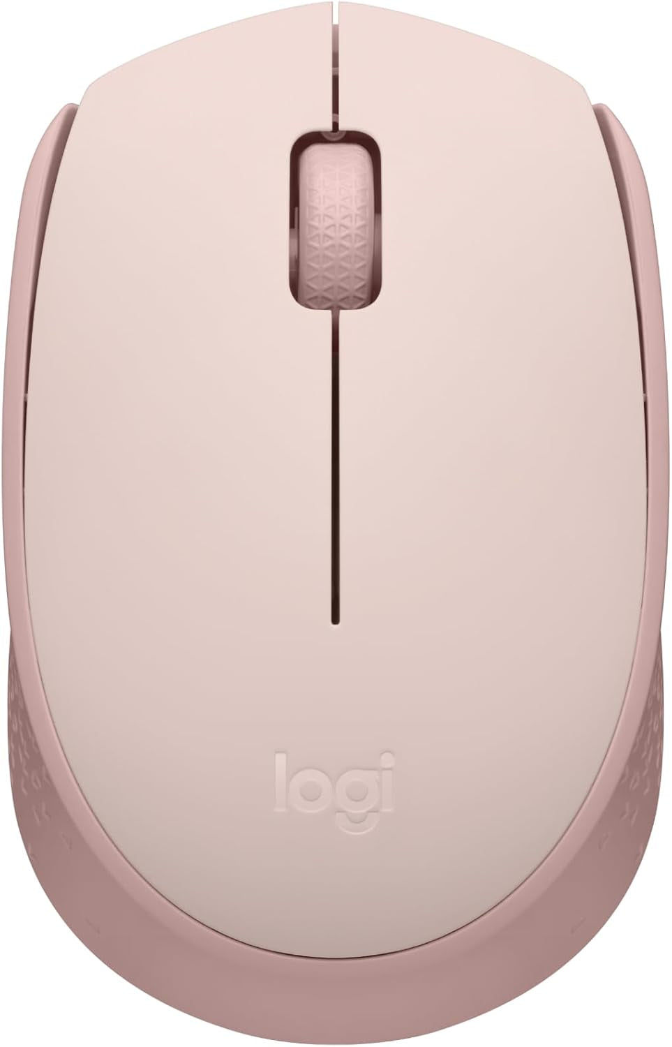 Logitech M170 Wireless Mouse for PC, Mac, Laptop, 2.4 Ghz with USB Mini Receiver, Optical Tracking, 12-Months Battery Life, Ambidextrous - Rose