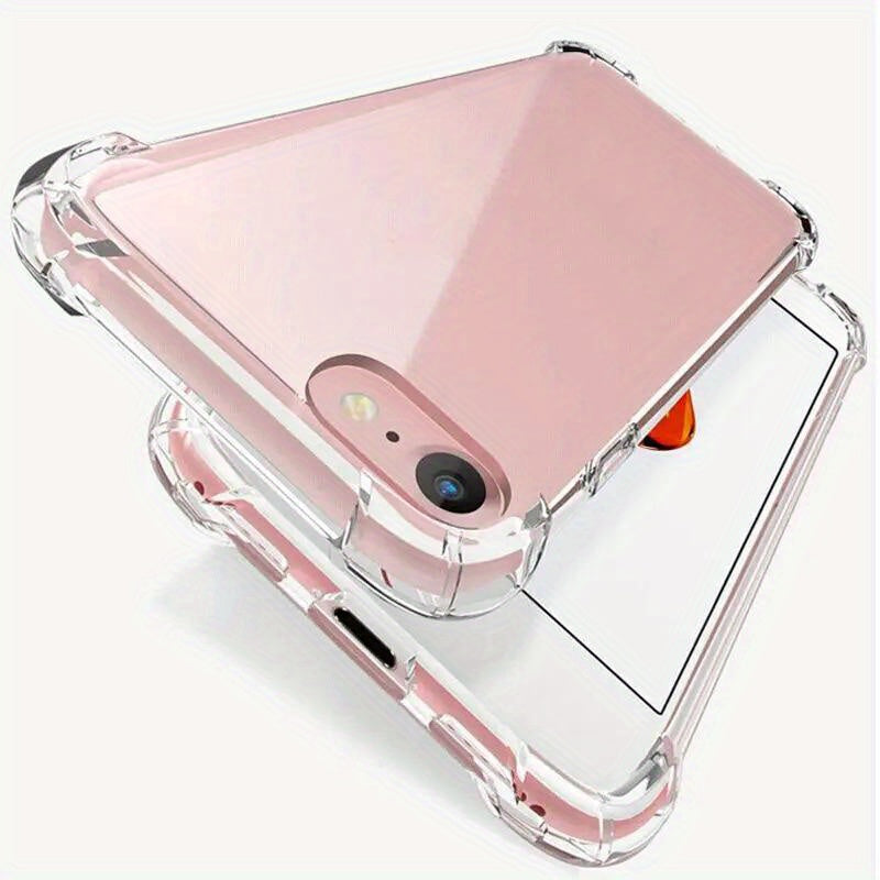 Transparent Case for Iphone Models 16E, 16 Pro, 16 Plus, 16 Pro Max, As Well As 15, 14, 13, 12, 11 Pro, Xs Max, Xr, Xs, 8, And 7, Featuring Shockproof Corners And a Slim, Flexible TPU Design.