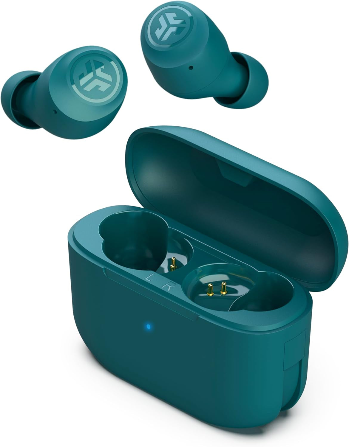 Jlab Go Air Pop True Wireless Bluetooth Earbuds & Charging Case - Black, Dual Connect, IPX4 Sweat Resistance, Bluetooth 5 Connection, 3 EQ Sound Settings Signature, Balanced, Bass Boost