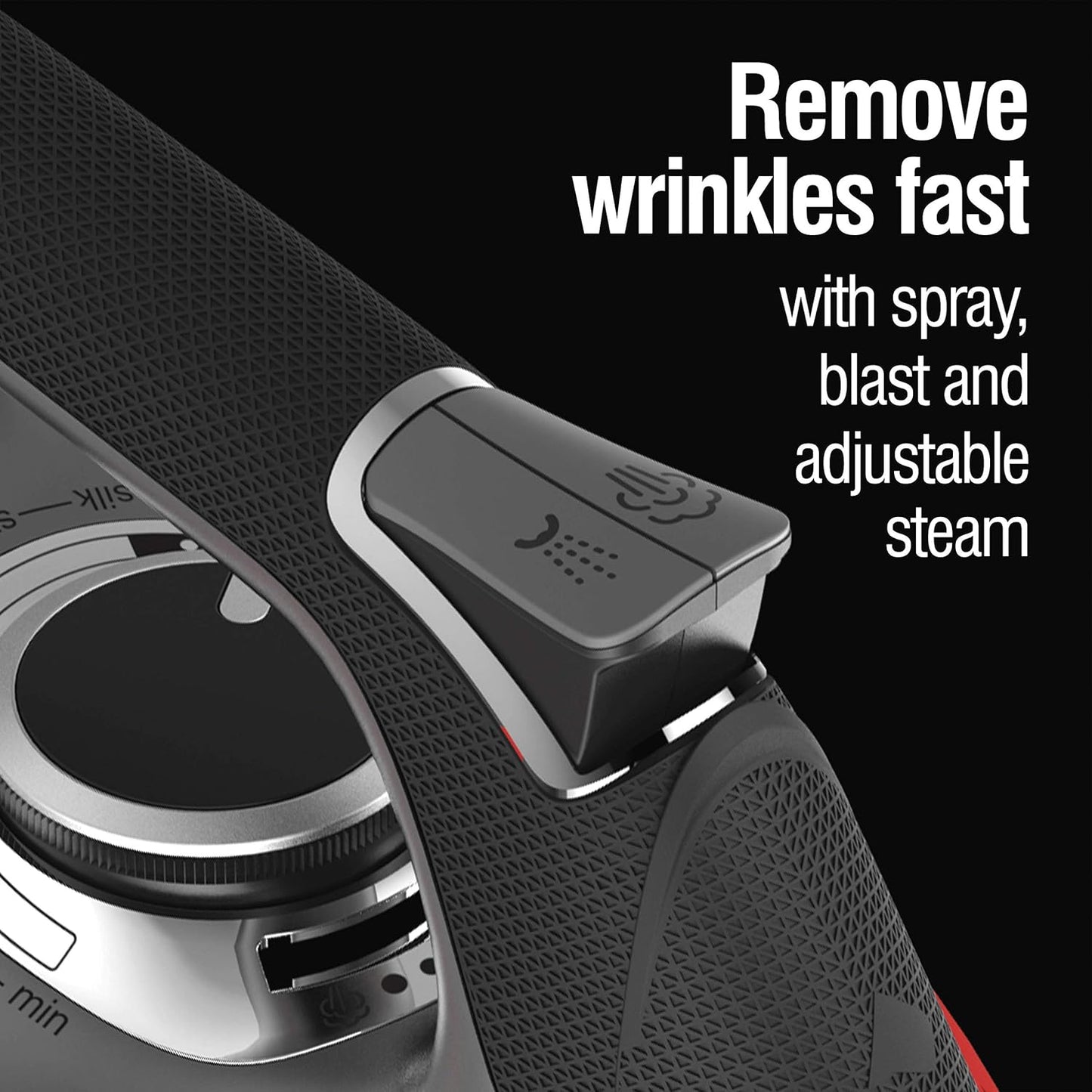 CHI Steam Iron for Clothes with 300+ Holes for Powerful Steaming, Temperature Guide Dial, 1700 Watts, XL 10’ Cord, 3-Way Auto Shutoff, Titanium Infused Ceramic Soleplate, Silver (13101)