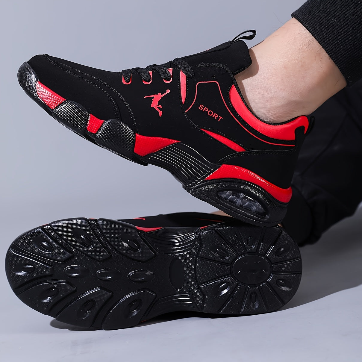 Men's Lightweight Breathable Street Sneakers with EVA Sole