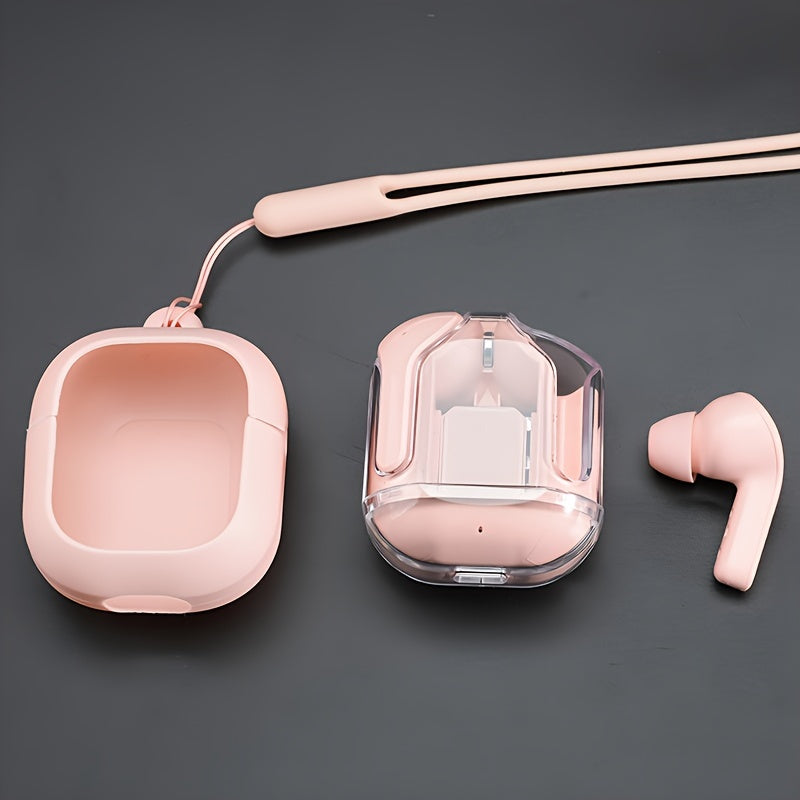 2024 TWS Wireless In-Ear Earbuds with LED Battery Indicator, 150mAh Long-Lasting Charge, Silicone Protective Case - Perfect Gift for Him & Her