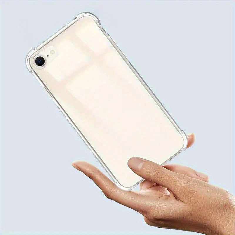 Transparent Case for Iphone Models 16E, 16 Pro, 16 Plus, 16 Pro Max, As Well As 15, 14, 13, 12, 11 Pro, Xs Max, Xr, Xs, 8, And 7, Featuring Shockproof Corners And a Slim, Flexible TPU Design.