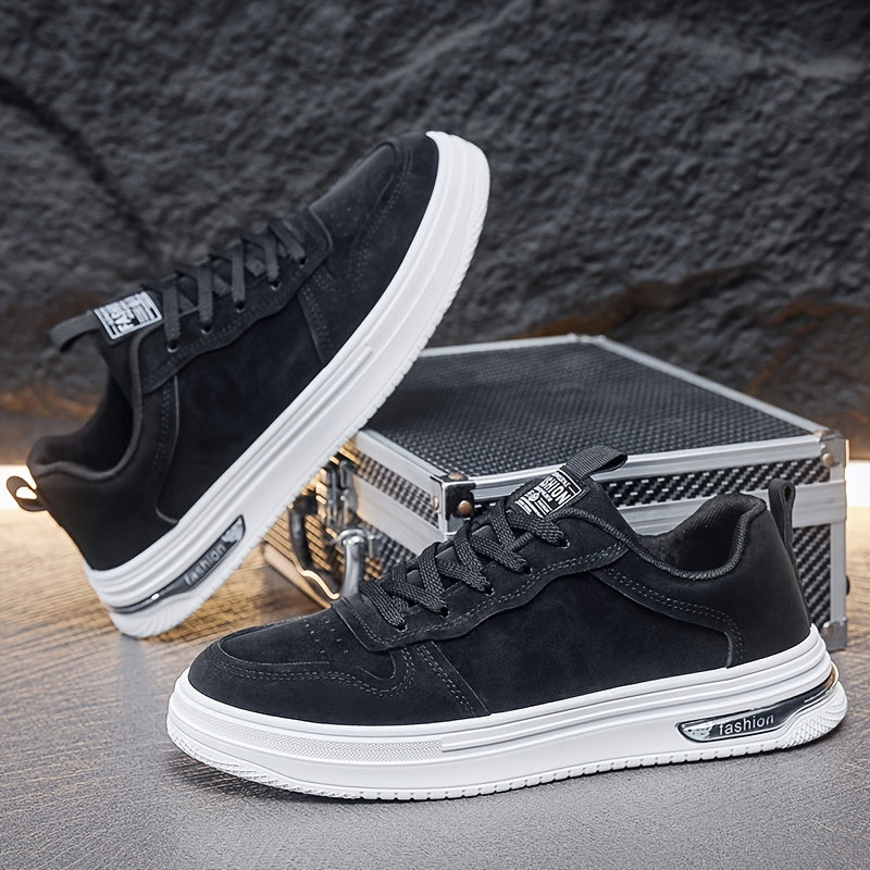 Men's Vintage-Inspired Casual Footwear - Breathable, Non-Slip Sole Low-Top Skate Shoes for All Seasons
