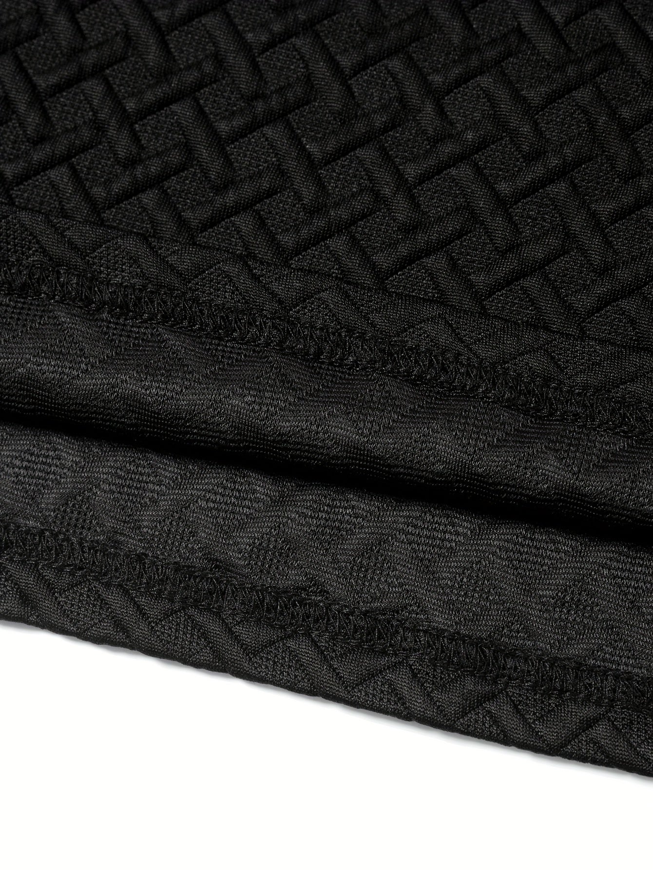 New Autumn Long-Sleeve Sweatshirt Made of Textured Fabric with a Polyester Collar And Versatile Spandex, Knit