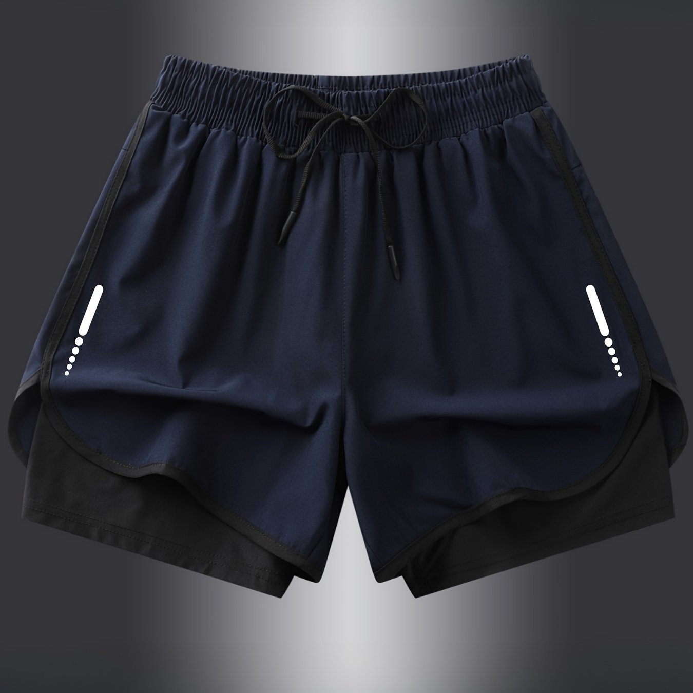Durable Build, Women's Comfortable Training Casual Woven Shorts, Geometric-Pattern Polyester 92.0% Elastane 8.0%, Lightweight Trendy Slimming Athletic Shorts for Spring/Summer/Fall