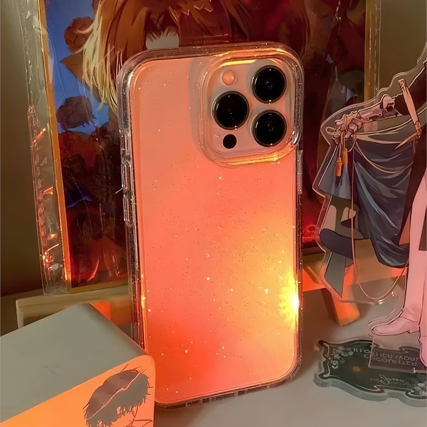 2025 թվականի նոր Luxury Bling Glitter մաքուր հեռախոսի պատյան iPhone 16 15 14 13 12 11 Pro Max X XR XS Plus հարվածակայուն թափանցիկ փափուկ ծածկույթի համար