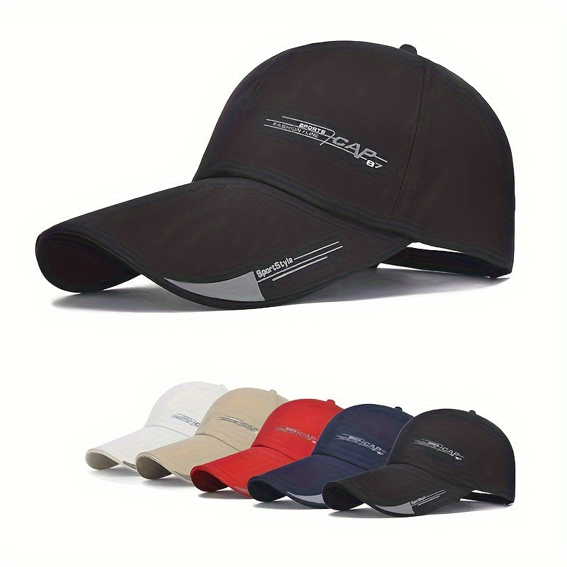Unisex Baseball Cap, Breathable Summer Sun Hat, Trendy Peaked Cap With 3B-YS Print, Adjustable Casual Sports Cap