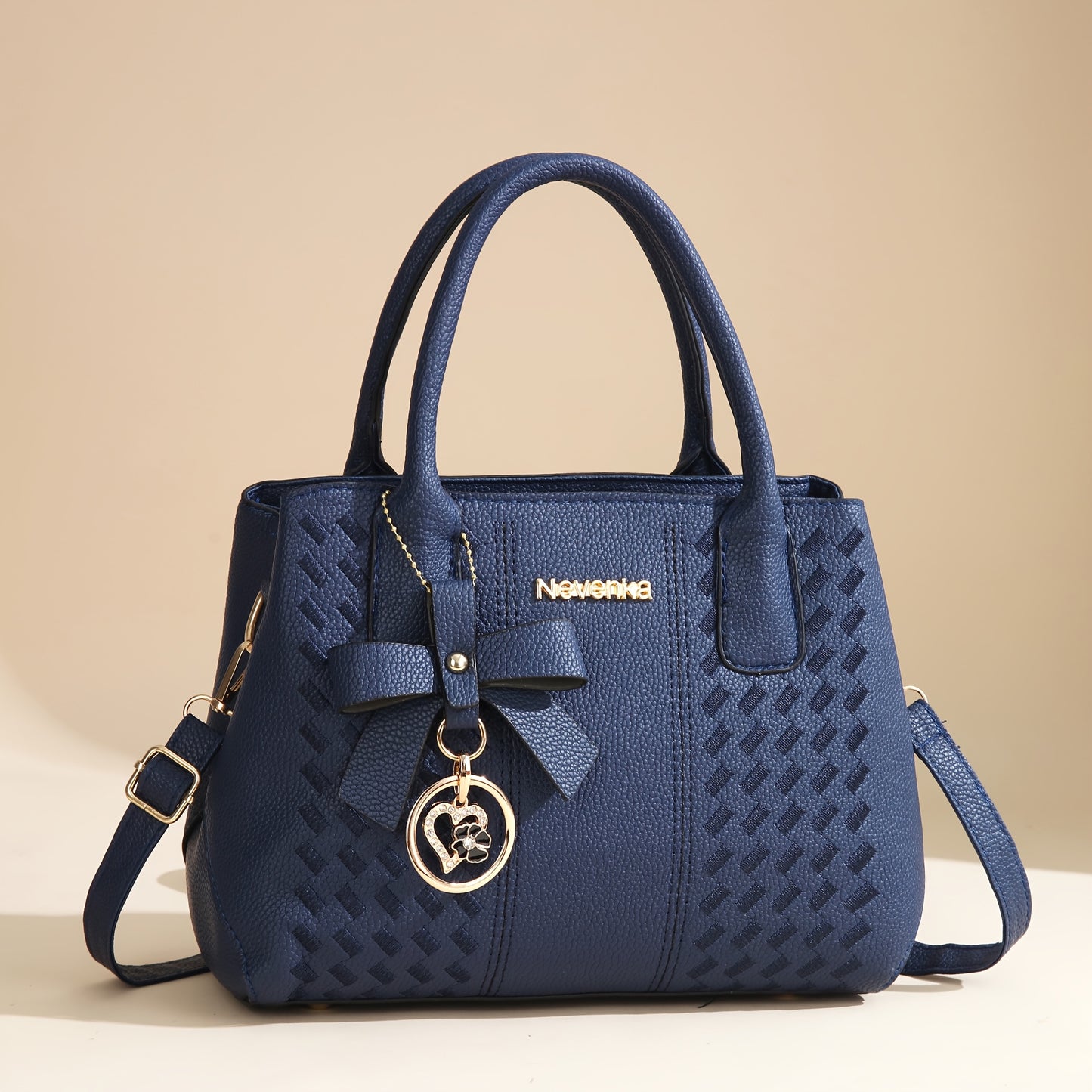 Gift for Mom, Stylish Large Capacity Crossbody Bag with Embroidery, Shoulder or Diagonal Carry Women's Handbag, Fashionable Tote Bag for Family, Perfect Gift for Mother
