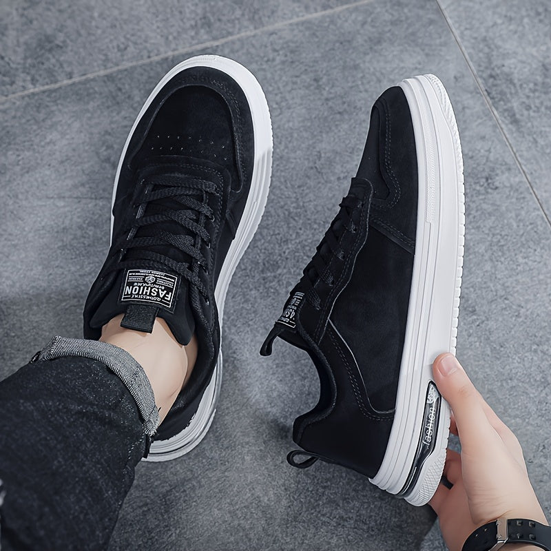 Men's Vintage-Inspired Casual Footwear - Breathable, Non-Slip Sole Low-Top Skate Shoes for All Seasons