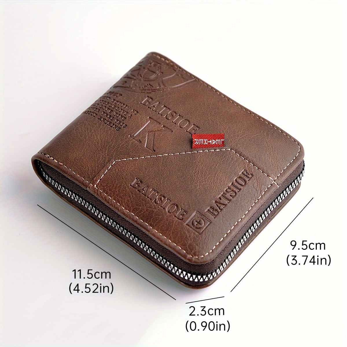 1pc Men's Business Wallet, Retro Letter Embossed Credit Card Holder, Gift For Men
