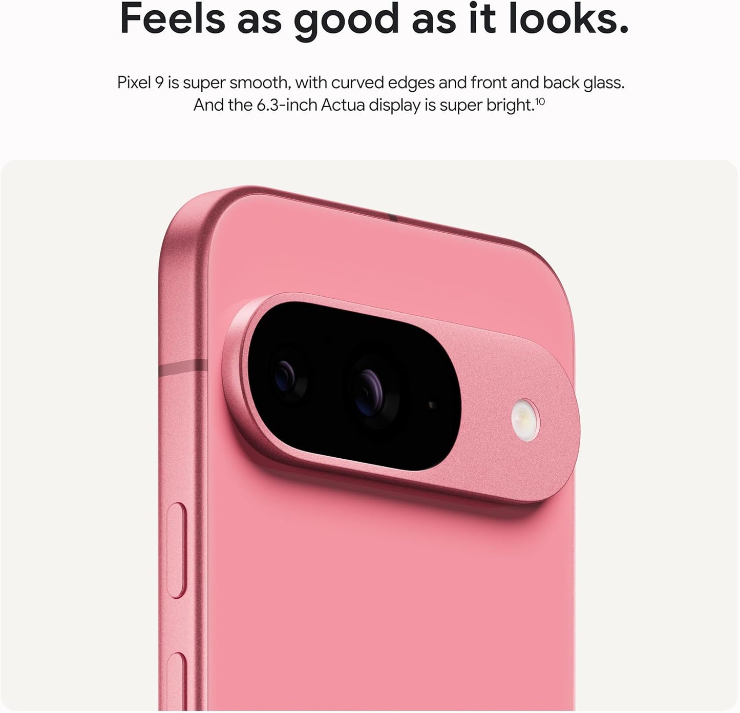 Google Pixel 9 - Unlocked Android Smartphone with Gemini, 24-Hour Battery, Advanced Camera, and 6.3" Actua Display - Obsidian - 128 GB
