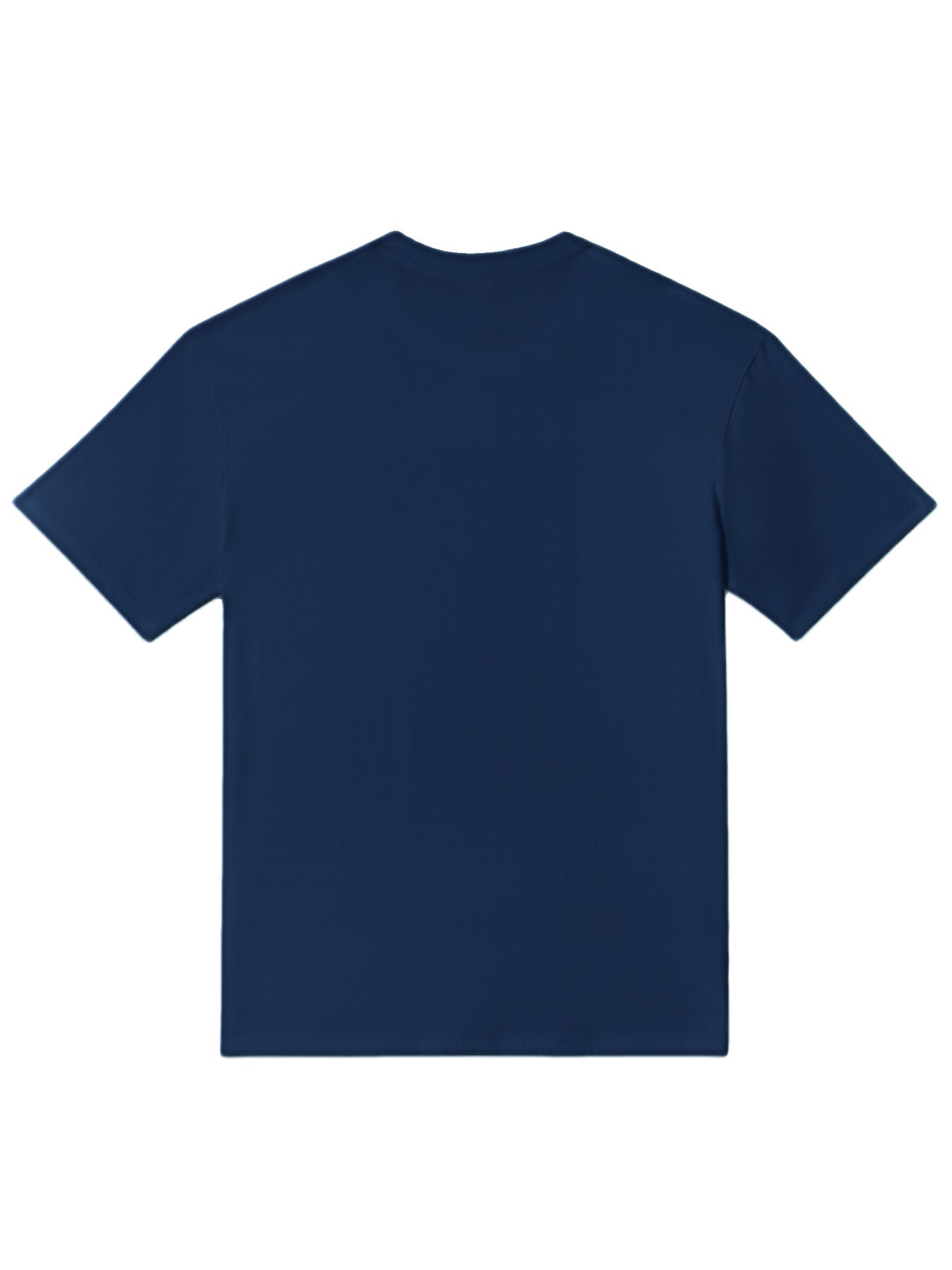 Men's 100% Cotton Crew Neck Short Sleeve T-Shirt with Regal Lion Crown Graphic Print - Navy Blue Casual Comfort Fit, Machine Washable All-Season Versatile Top, Cotton T Shirts, Leisure Clothing, Creative Print Shirt, Soft Tex