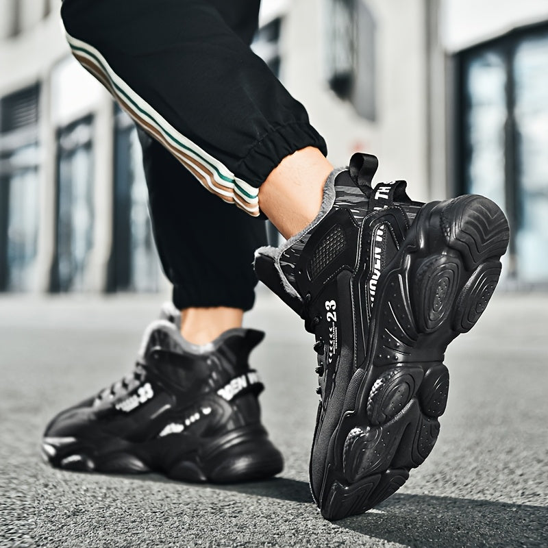 Men's Fashion Flannel-Lined Snow Sports Shoes