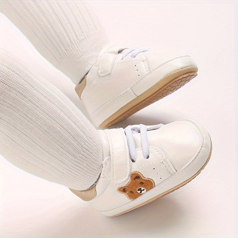 Casual Cute Cartoon Bear Sneakers For Baby Boys, Lightweight Non-slip Walking Shoes For Spring Summer Autumn