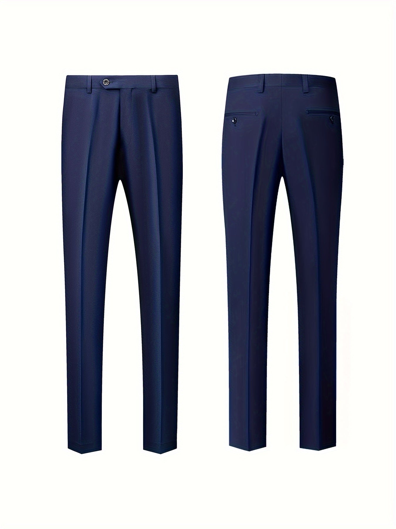Men's Suit Set 2pcs Suit and Trousers Versatile and Fashionable for Parties, Weddings and Ceremonies