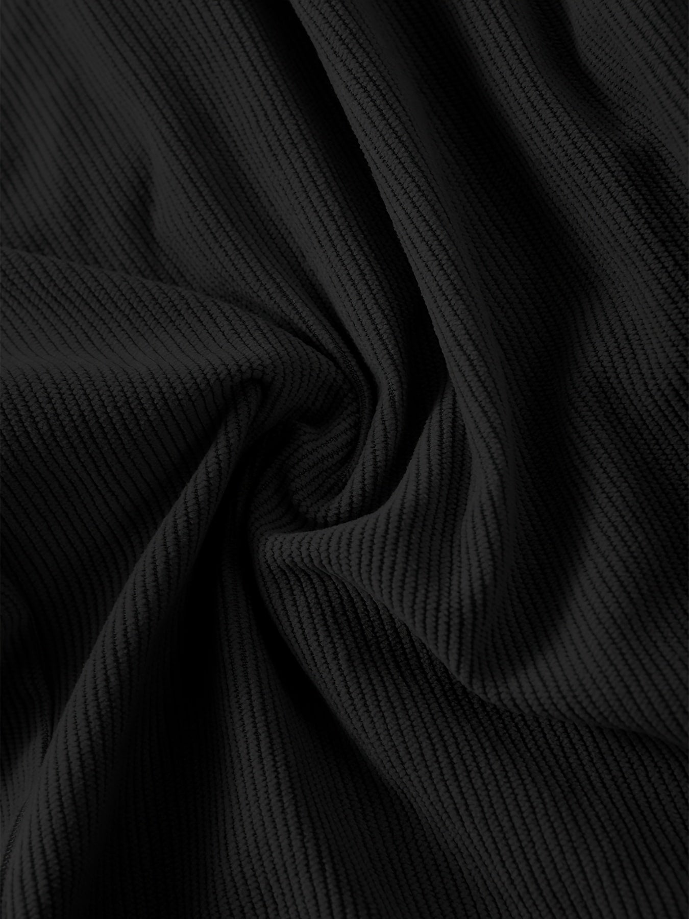 Men's Casual Corduroy Shorts with Drawstring Waist, Side Pockets, and "California" Print - Black, Polyester, All-Season Wear for Outdoor Activities