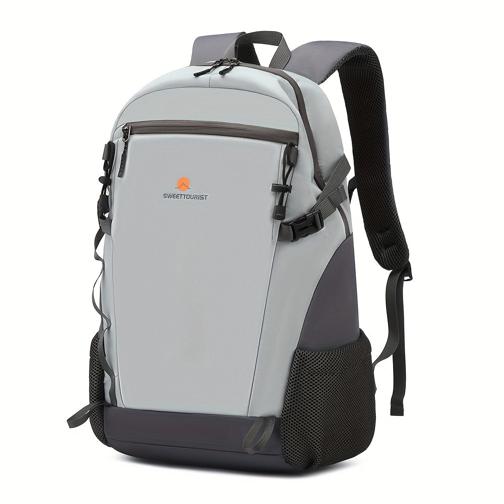 SWEET TOURIST Men'S Lightweight Hiking Backpack - Durable Oxford Fabric, Large Capacity, Adjustable Straps, Multiple Compartments for Outdoor Travel, Sports Casual Use, Hiking Gear, Sturdy Construction