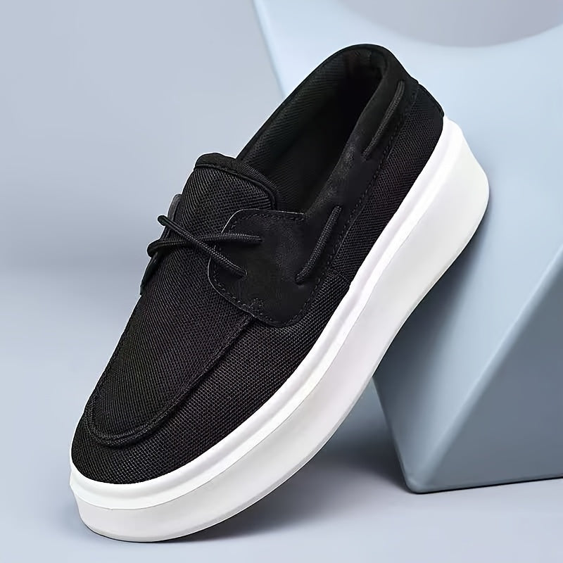 Unisex Breathable Low-Top Height-Increasing Casual Sneakers
