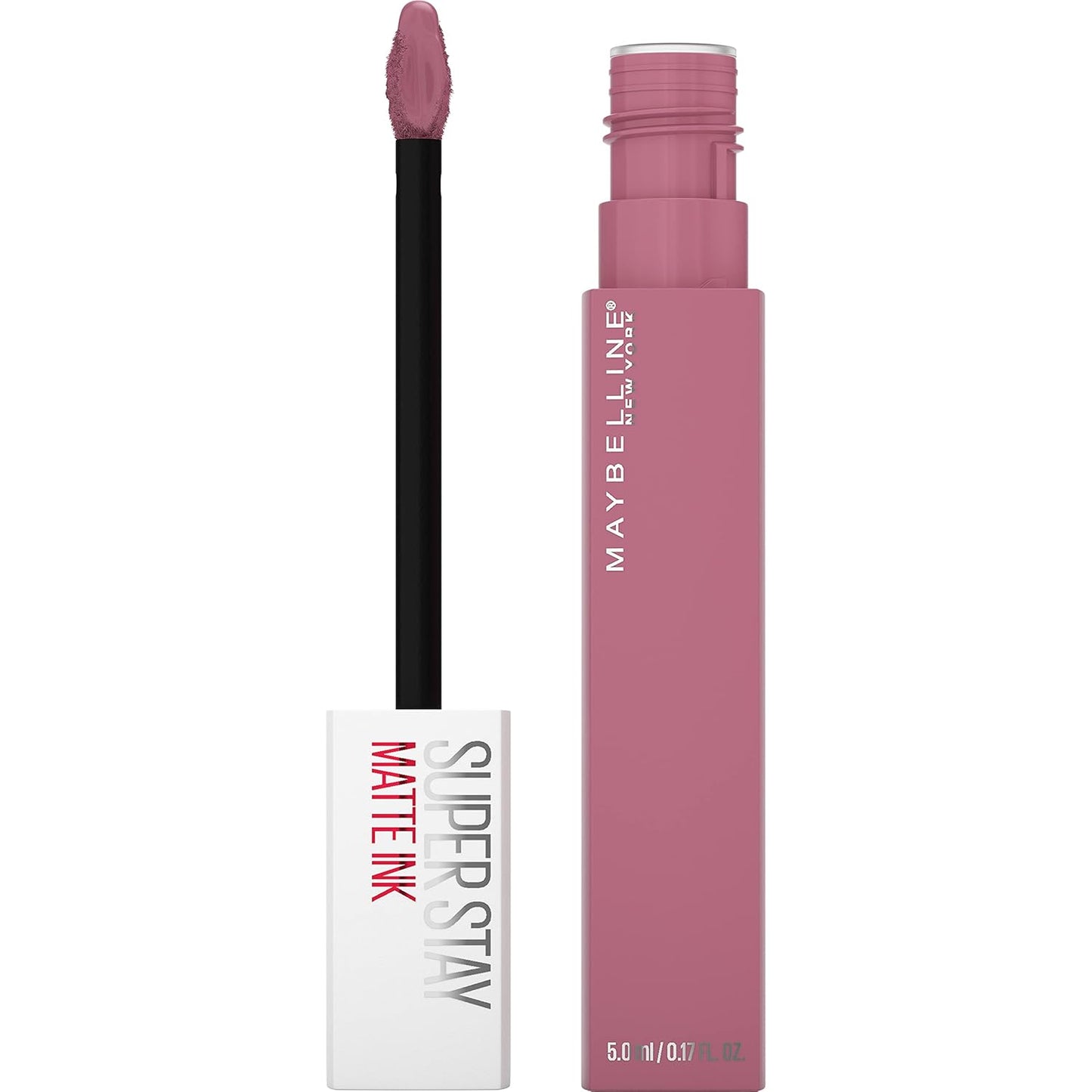 Maybelline Super Stay Matte Ink Liquid Lipstick Makeup, Long Lasting High Impact Color, up to 16H Wear, Exhilarator, Ruby Red, 1 Count, Packaging May Vary