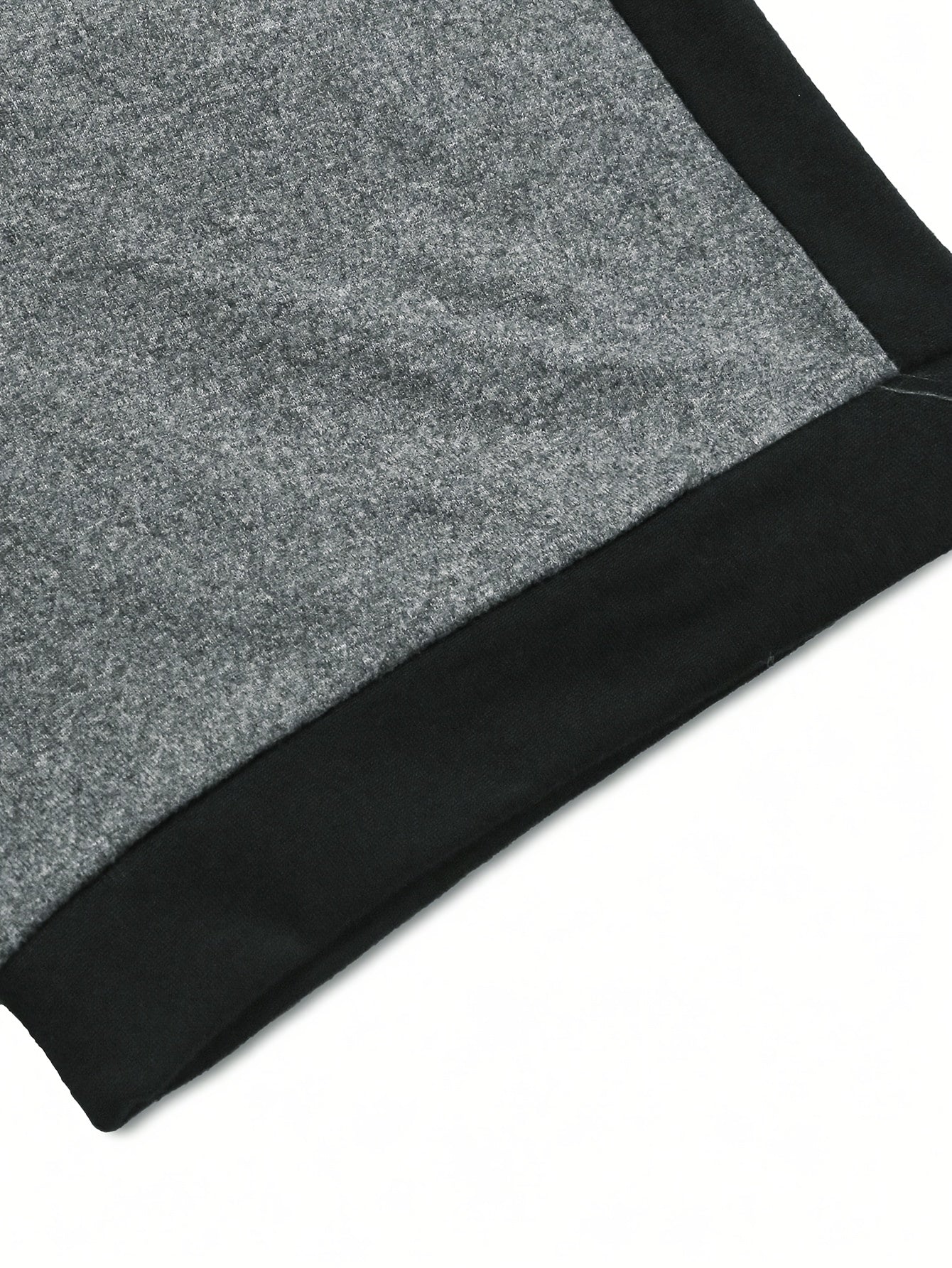 Men's Lightweight Summer Casual T-Shirt - Short Sleeve, Crew Neck, Two-Tone Color Block Design (Light Gray Dark Gray), Machine Washable, Perfect for Casual Attire, Smooth Texture Fabric