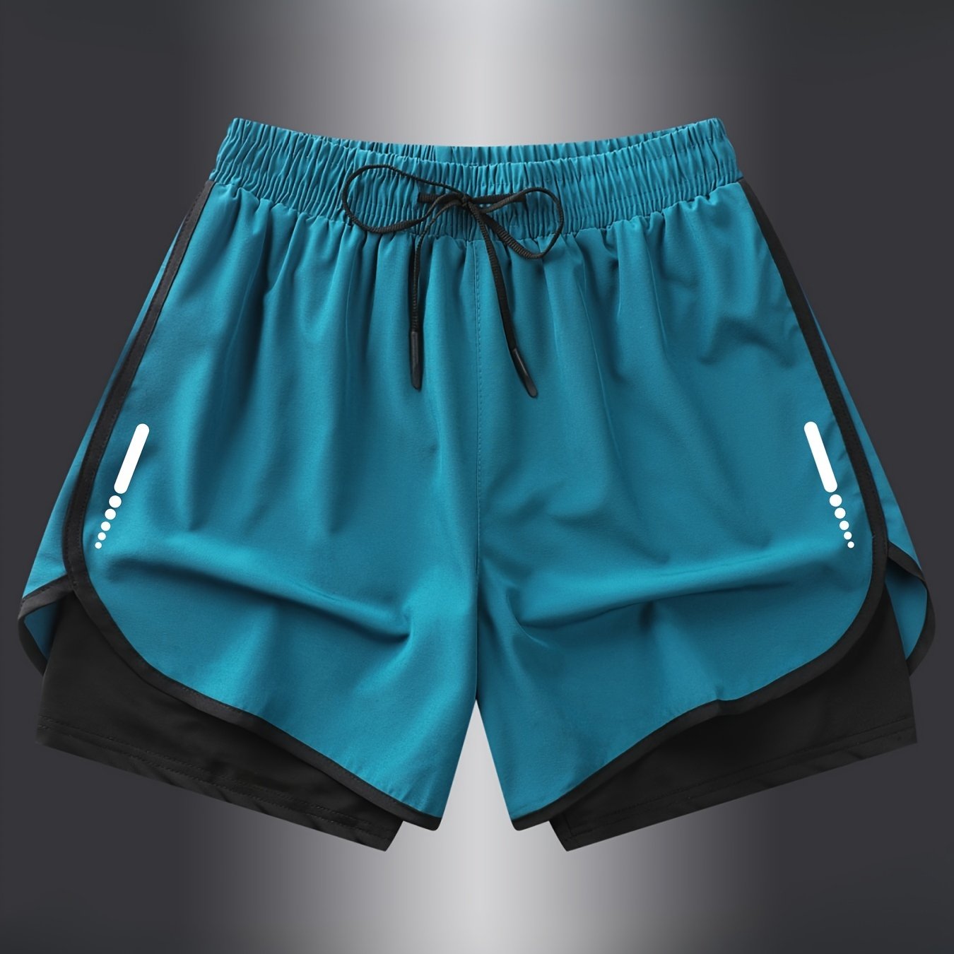 Durable Build, Women's Comfortable Training Casual Woven Shorts, Geometric-Pattern Polyester 92.0% Elastane 8.0%, Lightweight Trendy Slimming Athletic Shorts for Spring/Summer/Fall