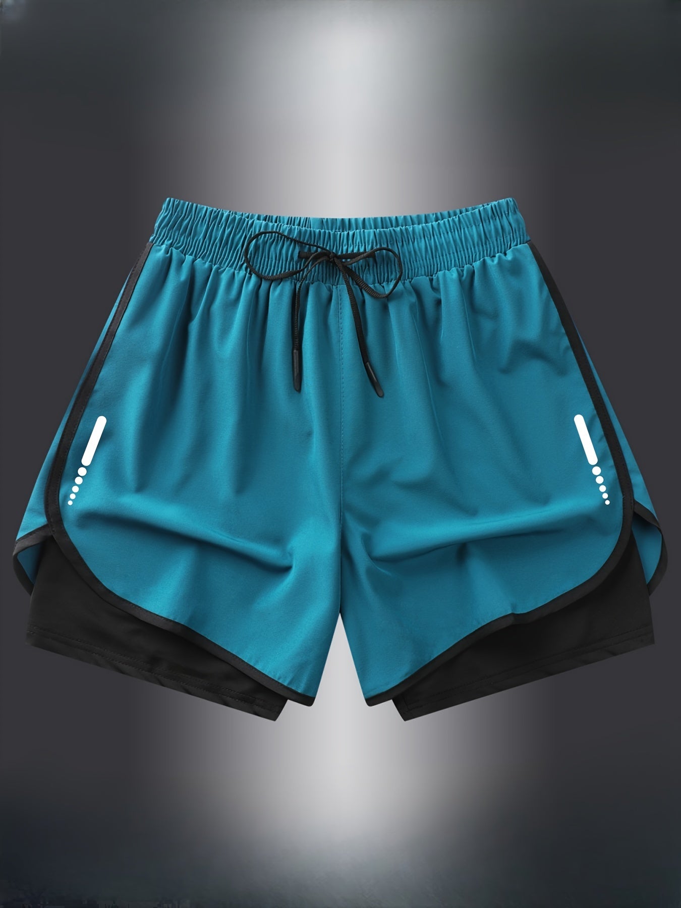 Durable Build, Women's Comfortable Training Casual Woven Shorts, Geometric-Pattern Polyester 92.0% Elastane 8.0%, Lightweight Trendy Slimming Athletic Shorts for Spring/Summer/Fall