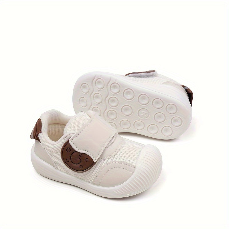 Cute Cartoon Spring And Autumn Baby Toddler Sports Shoes, Suitable For 0-2 Year Old Boys And Girls, With Soft Rubber Soles, Anti-slip And Breathable, Suitable For Boys And Girls To Wear For Outings.