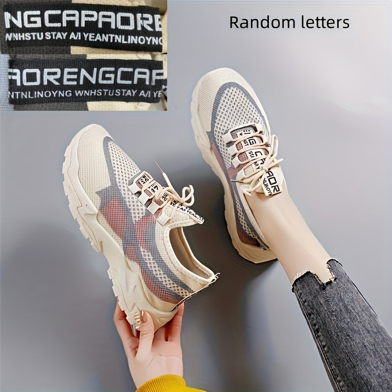 Women's Casual Sports Shoes, New Women's Sports Shoes, Thick-soled Lightweight Casual Running Student Shoes