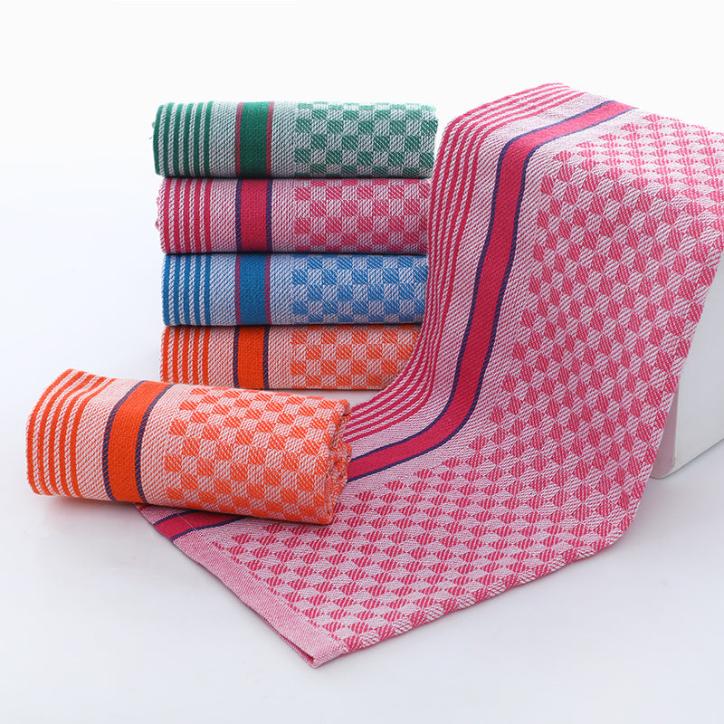 4/6pcs Kitchen Dish Towels, Super Soft Waffle Weave, Colorful Plaid Pattern, Large Square Rags for Washing and Drying Dishes, Household Use, Washable Kitchen Towels, Tea Towels, Suitable for Living Room, Bedroom, Bathroom, To