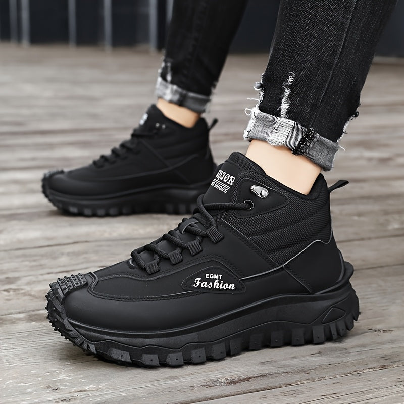 Men'S Outdoor Hiking Boots - Breathable PU Upper, Durable PVC Sole, Suitable for Trekking, Camping and Mountaineering | Military-Style Hiking & Camping Gear