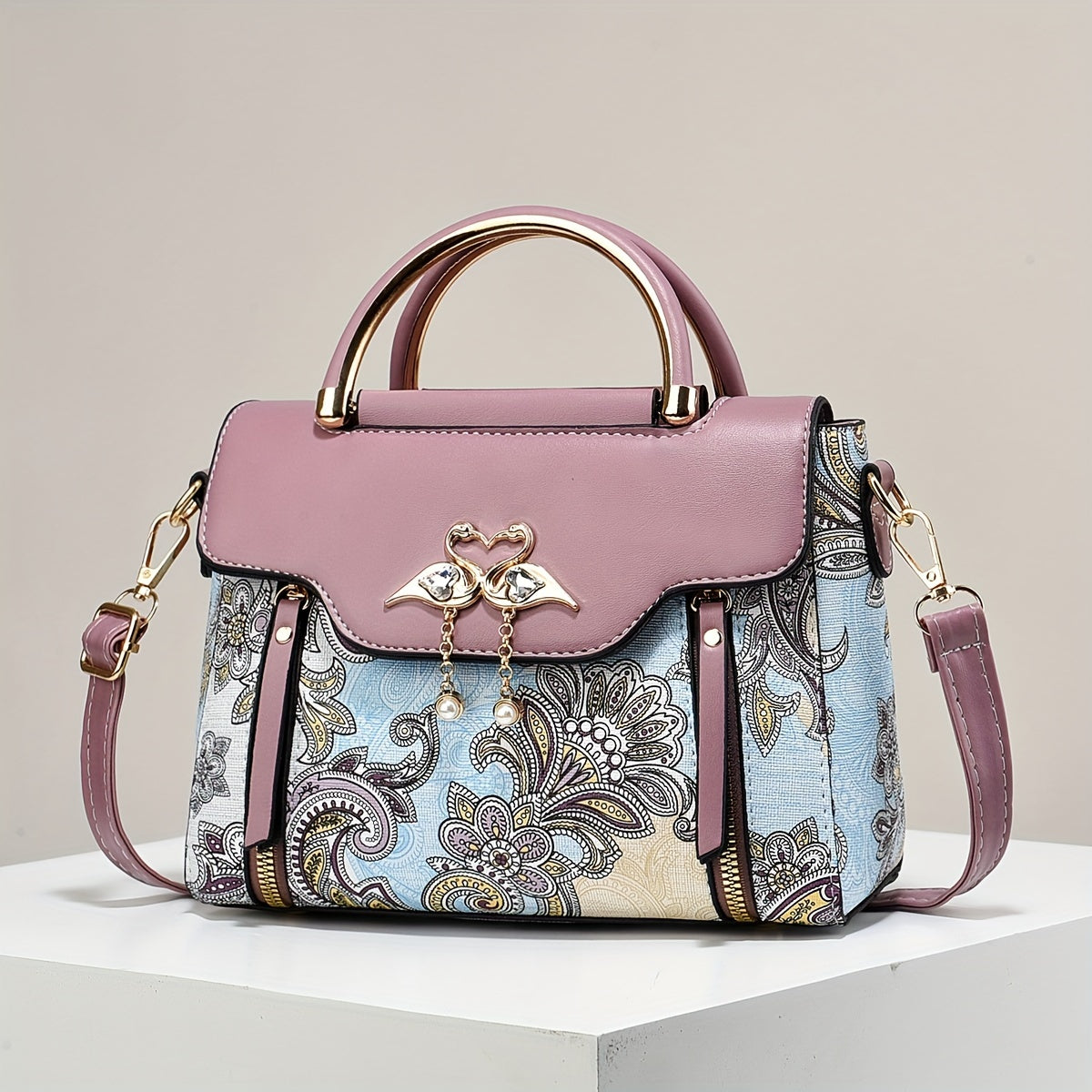 Mother's Day Gift for Mom Bag New Arrival Handbag Vintage Shoulder Crossbody Square Easter Bag