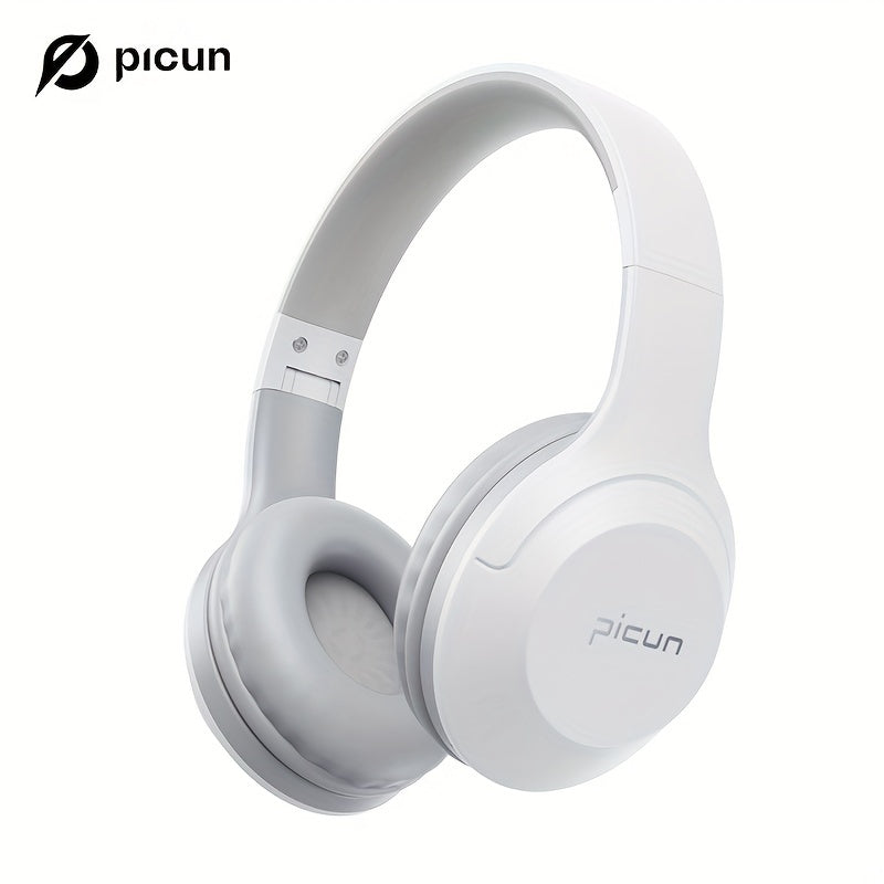 Picun B-01S անլար ականջակալներ, HD ստերեո ձայնով ականջակալներ ներկառուցված միկրոֆոններով, խորը բասով՝ 46 ժամ նվագարկման ժամանակ, HiFi ստերեո ծալովի թեթև ականջակալներ, TF/բջջային հեռախոսի/համակարգչի/տան համար։