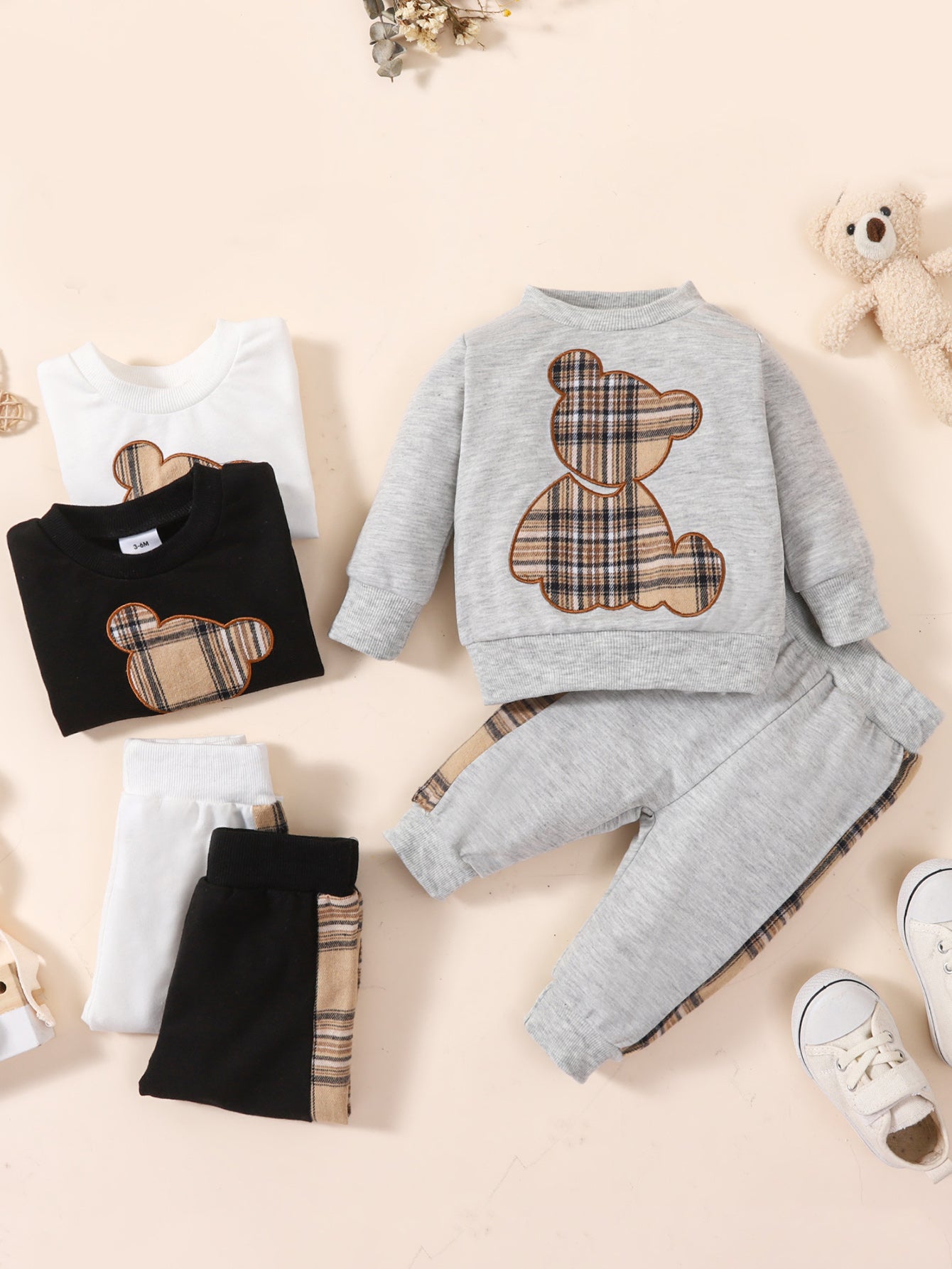 Toddler Baby Boy Clothes Outdoor Set Long Sleeve Sweatshirt Top Casual Pants Fall Winter Outfit Sweatsuit