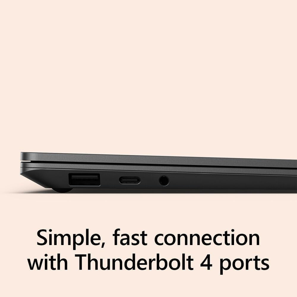 Microsoft Surface Laptop 5 Laptop (13.5" 2K Touchscreen, Intel 10-Core I7-1265U, 16GB LPDDR5X, 1TB SSD), IST Active Pen, 18-Hr Battery Life, Backlit, Wi-Fi 6, Webcam, Win 11 Pro W/Ai Copilot, Black
