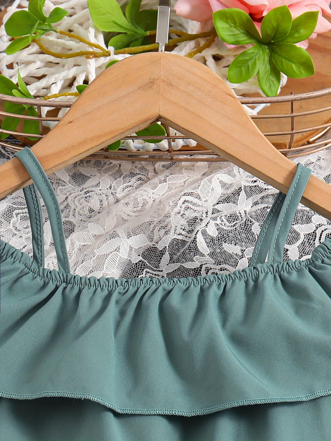 Girls Ruffle Cami Romper Belt Off Shoulder Նրբագեղ ամառային գարուն աշուն մանկական հագուստ