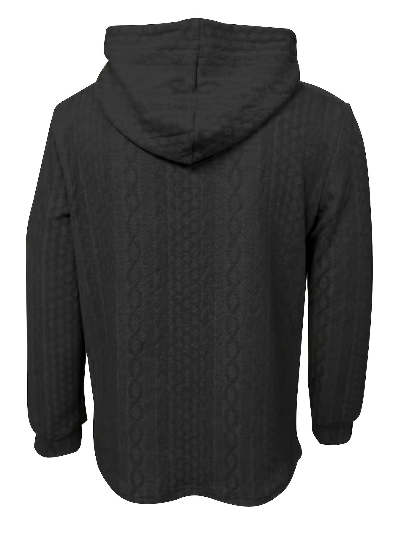 Cool Hoodies For Men, Men's Casual Solid Hooded Sweatshirt Streetwear For Winter Fall, As Gifts