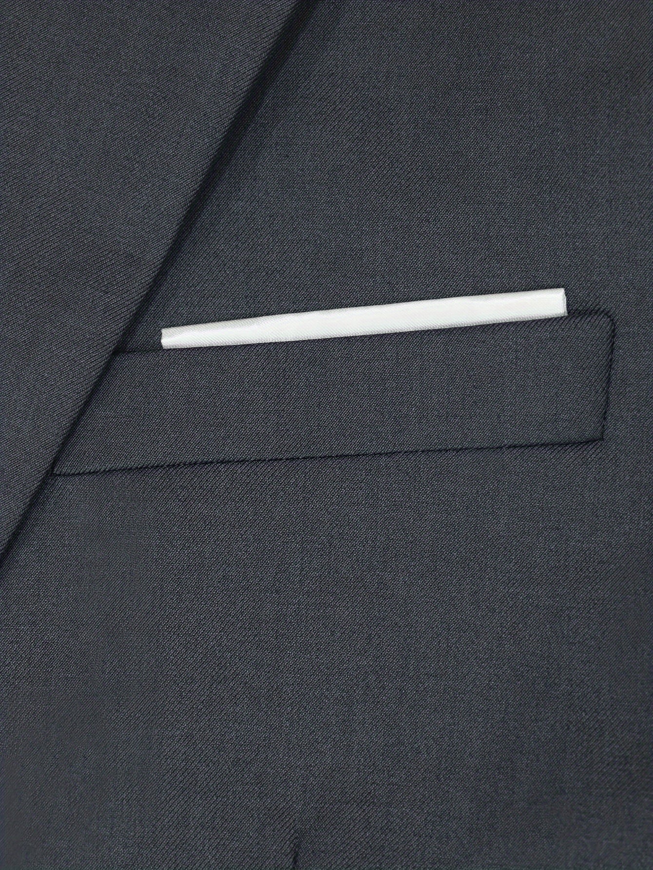 Men's Two-Piece Suit in Solid Color with Sealed Pockets, Regular Fit Suit Trousers, Elegant and Classic, Suitable for Business and Wedding Parties