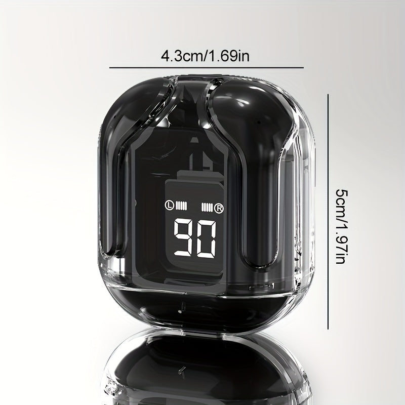 2024 TWS Wireless In-Ear Earbuds with LED Battery Indicator, 150mAh Long-Lasting Charge, Silicone Protective Case - Perfect Gift for Him & Her